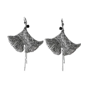 Lotta Djossou Boucles d'Oreilles Feuille de Ginkgo Online