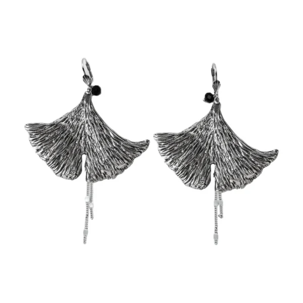 Lotta Djossou Boucles d'Oreilles Feuille de Ginkgo Online