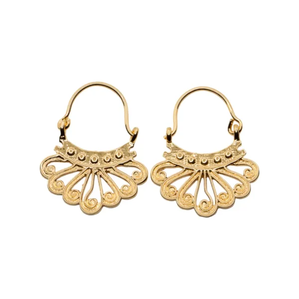 Lotta Djossou Boucles d'Oreilles Fili Celtique Dorées Outlet