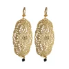 Lotta Djossou Boucles d'oreilles Filigrane Mandala Dorées New