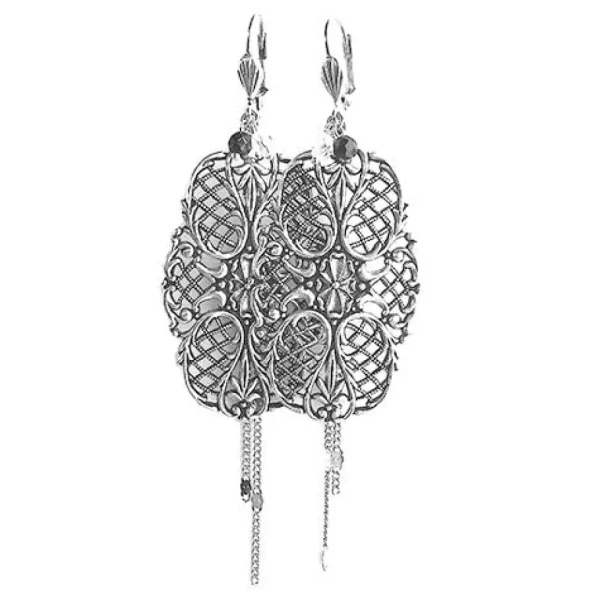 Lotta Djossou Boucles d'Oreilles Filigrane Hot