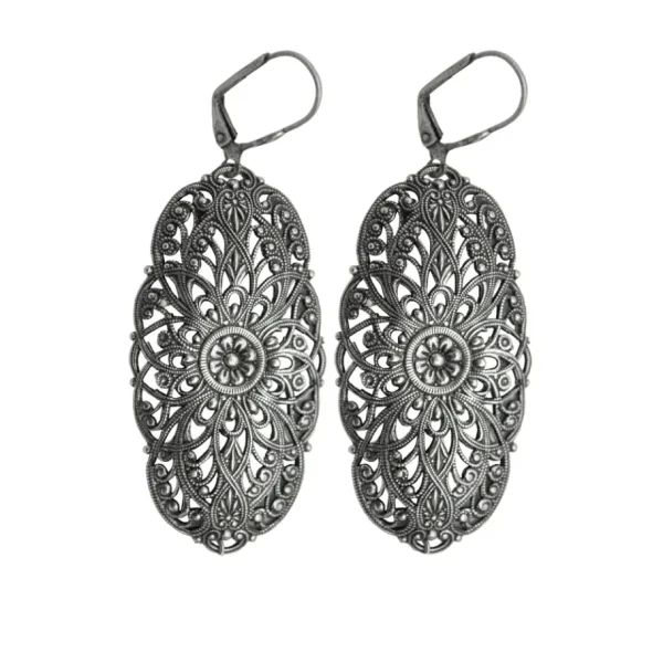Lotta Djossou Boucles d'Oreilles Filigrane Mandala Discount