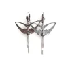 Lotta Djossou Boucles d'Oreilles Hirondelle Argentées Discount