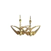 Lotta Djossou Boucles d'Oreilles Hirondelle Dorées Clearance