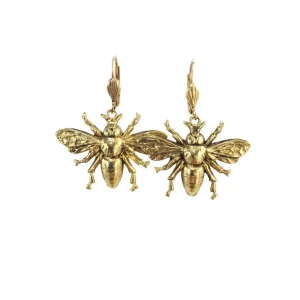 Lotta Djossou BOUCLES D'OREILLES INSECTE DORE Hot