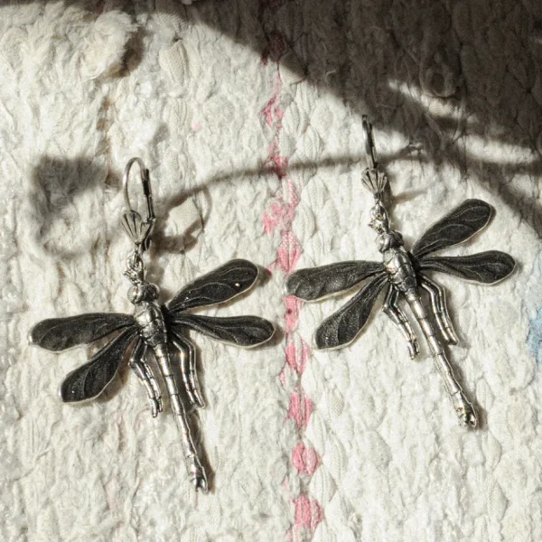Lotta Djossou Boucles d'Oreilles Libellule Louise Fashion
