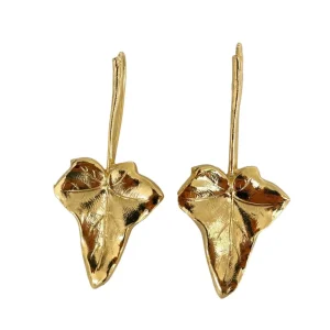 Lotta Djossou Boucles d’oreilles Lierre Dorées Discount