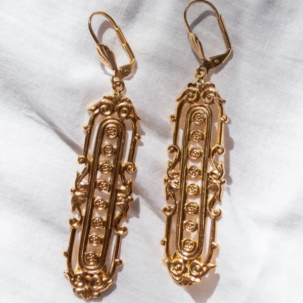 Lotta Djossou Boucles d'Oreilles Lisa Dorées Best