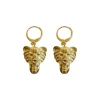 Lotta Djossou Boucles d'Oreilles Éléphant Dorées Hot
