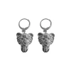 Lotta Djossou Boucles d'Oreilles Éléphant Argentées Sale