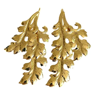 Lotta Djossou Boucles d'Oreilles Marly Dorées Fashion