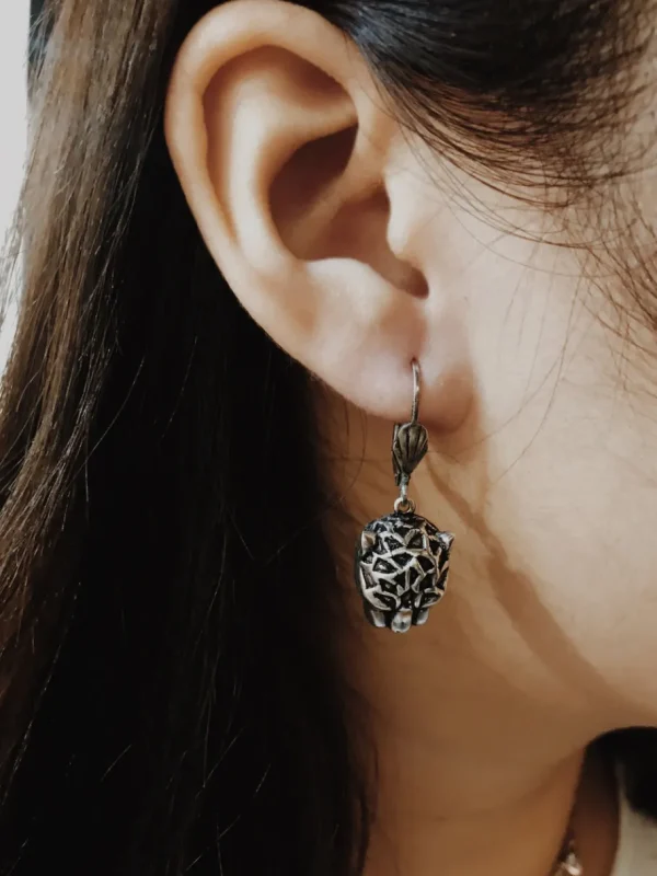 Lotta Djossou Boucles d'Oreilles Mini Panthère Sale