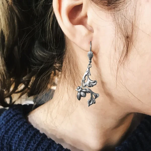 Lotta Djossou Boucles d'Oreilles Nature New