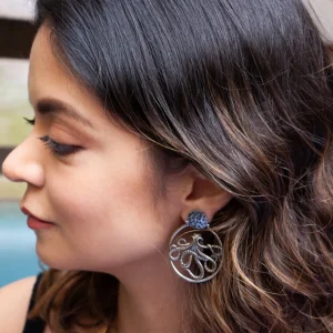 Lotta Djossou Boucles d'Oreilles Octopus Discount