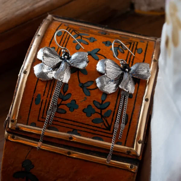 Lotta Djossou Boucles d'Oreilles Pansy Hot