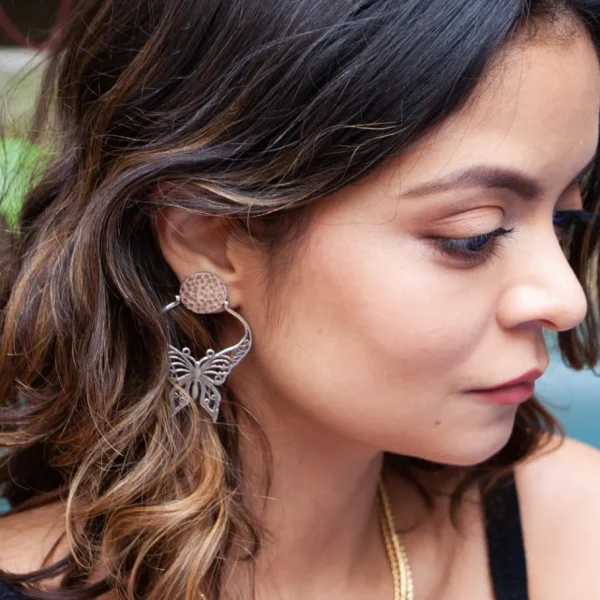 Lotta Djossou Boucles d'oreilles Papillon Charme Discount