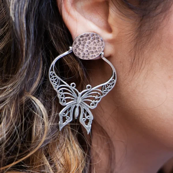 Lotta Djossou Boucles d'oreilles Papillon Charme Discount