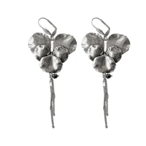 Lotta Djossou Boucles d'Oreilles Pensée Clearance