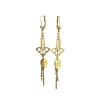 Lotta Djossou Boucles d'Oreilles Petit Baroque Dorées Best
