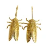 Lotta Djossou Boucles d'oreilles Petite Cigale Cica dorées Best