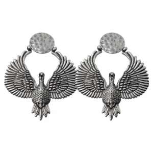 Lotta Djossou Boucles d'Oreilles Puces Aigle Fashion