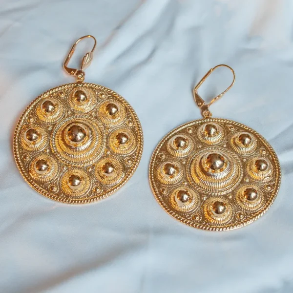 Lotta Djossou Boucles d'Oreilles Roma Dorées New