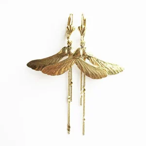 Lotta Djossou Boucles d'oreilles Samare Dorées Clearance