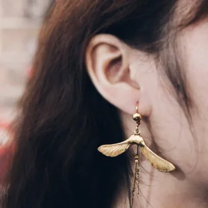 Lotta Djossou Boucles d'oreilles Samare Dorées Clearance