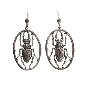 Lotta Djossou Boucles d'oreilles Scarabée Maddie argentées Online