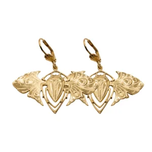Lotta Djossou Boucles d'Oreilles Scarabée Dorées Best