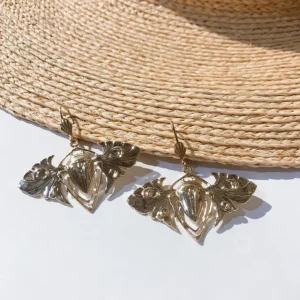 Lotta Djossou Boucles d'Oreilles Scarabée Dorées Best