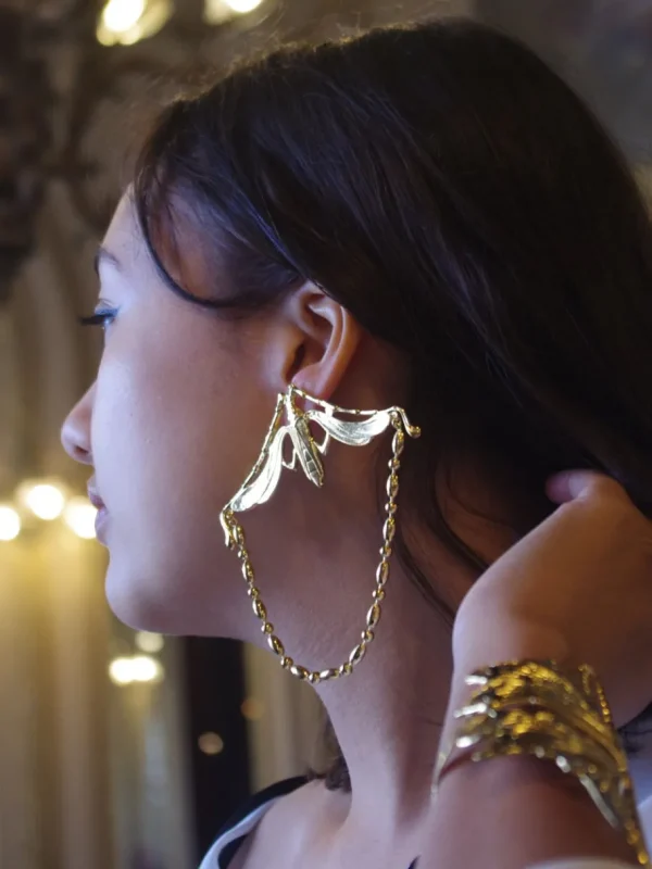 Lotta Djossou Boucles d’oreilles Scarabée Ailé Sale