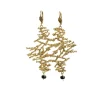 Lotta Djossou Boucles d'Oreilles Seaweed Dorées Fashion