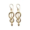 Lotta Djossou Boucles d'Oreilles Serpent Dorées Best