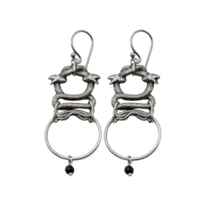Lotta Djossou Boucles d'Oreilles2 Serpents Outlet