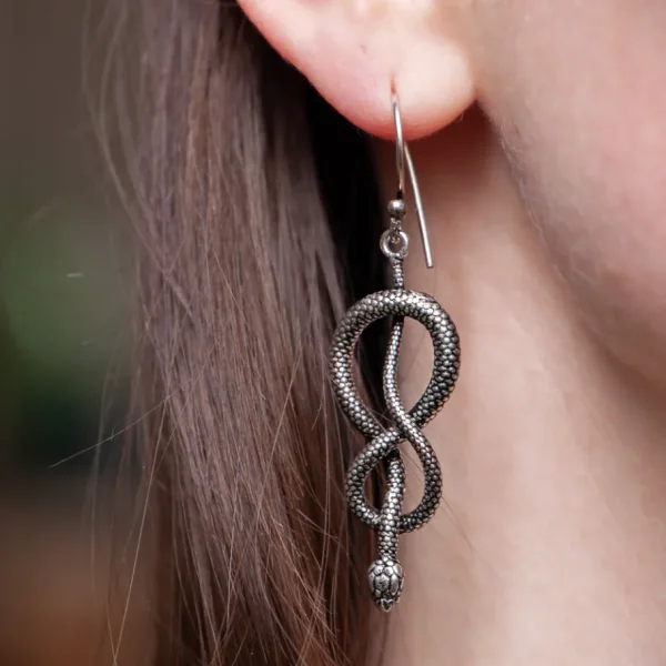 Lotta Djossou Boucles d'Oreilles Serpent Clearance