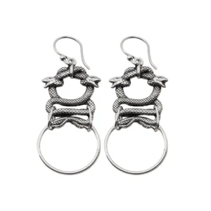 Lotta Djossou Boucles d'Oreilles2 Serpents Outlet