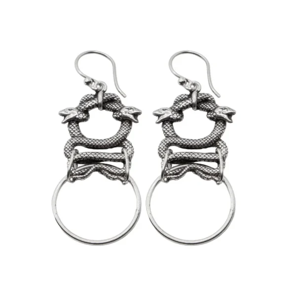 Lotta Djossou Boucles d'Oreilles2 Serpents Outlet