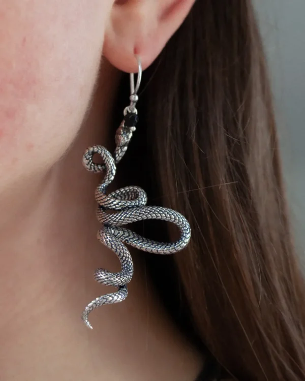 Lotta Djossou Boucles d'Oreilles Snake Hot