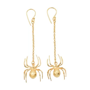 Lotta Djossou Boucles d'oreilles Spider Dorées Fashion
