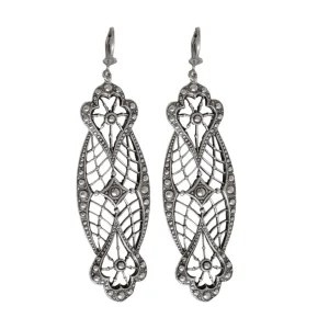 Lotta Djossou Boucles d'Oreilles Suna Argentées Hot