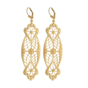 Lotta Djossou Boucles d'Oreilles Suna Dorées Clearance