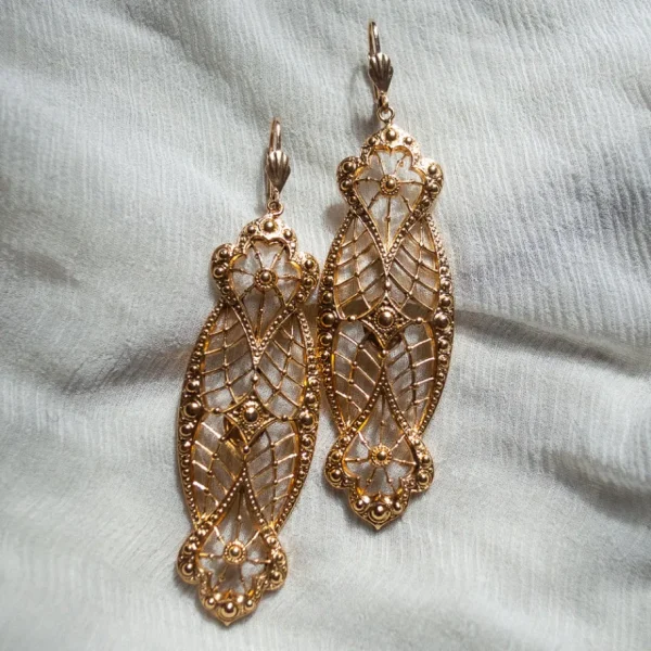 Lotta Djossou Boucles d'Oreilles Suna Dorées Clearance