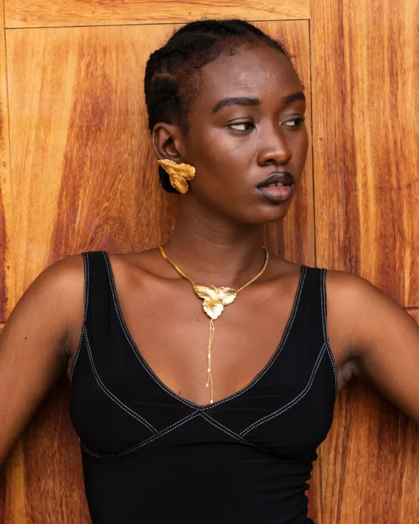 Lotta Djossou Boucles d'oreilles Thya Dorées Best