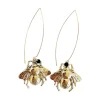 Lotta Djossou Boucles d'Oreilles Tige Bee Dorées Online