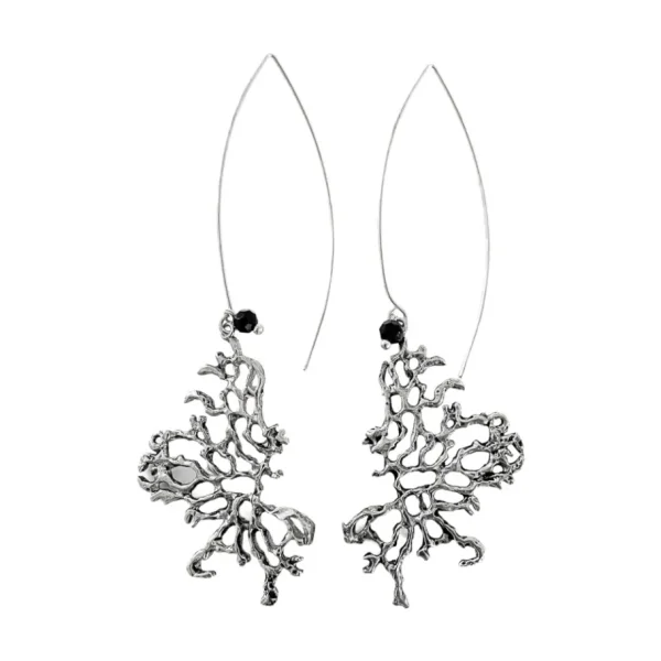 Lotta Djossou Boucles d'oreilles tige corail argentée Best