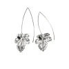 Lotta Djossou Boucles d'Oreilles Tige Feuilles de Figuier Discount