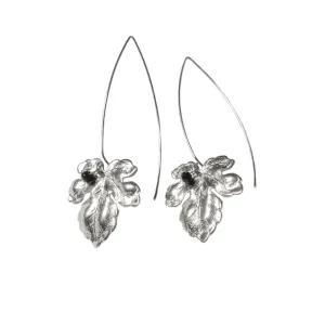 Lotta Djossou Boucles d'Oreilles Tige Feuilles de Figuier Discount