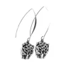 Lotta Djossou Boucles d'Oreilles Tige Mini Panthère Fashion