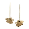 Lotta Djossou Boucles d'oreilles Tige Papillon dorée Sale